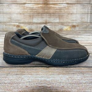 Dr Scholls Benefit Slip On Loafers Men Size 10.5 Casual Shoes - Brown